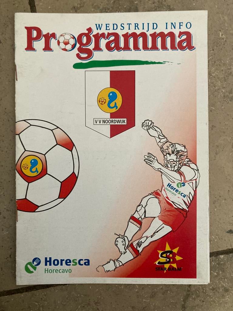 PROGRAMMABOEKJE NOORDWIJK-NEC 15-16 BEKER, Ophalen of Verzenden, Zo goed als nieuw, Overige binnenlandse clubs, Overige typen