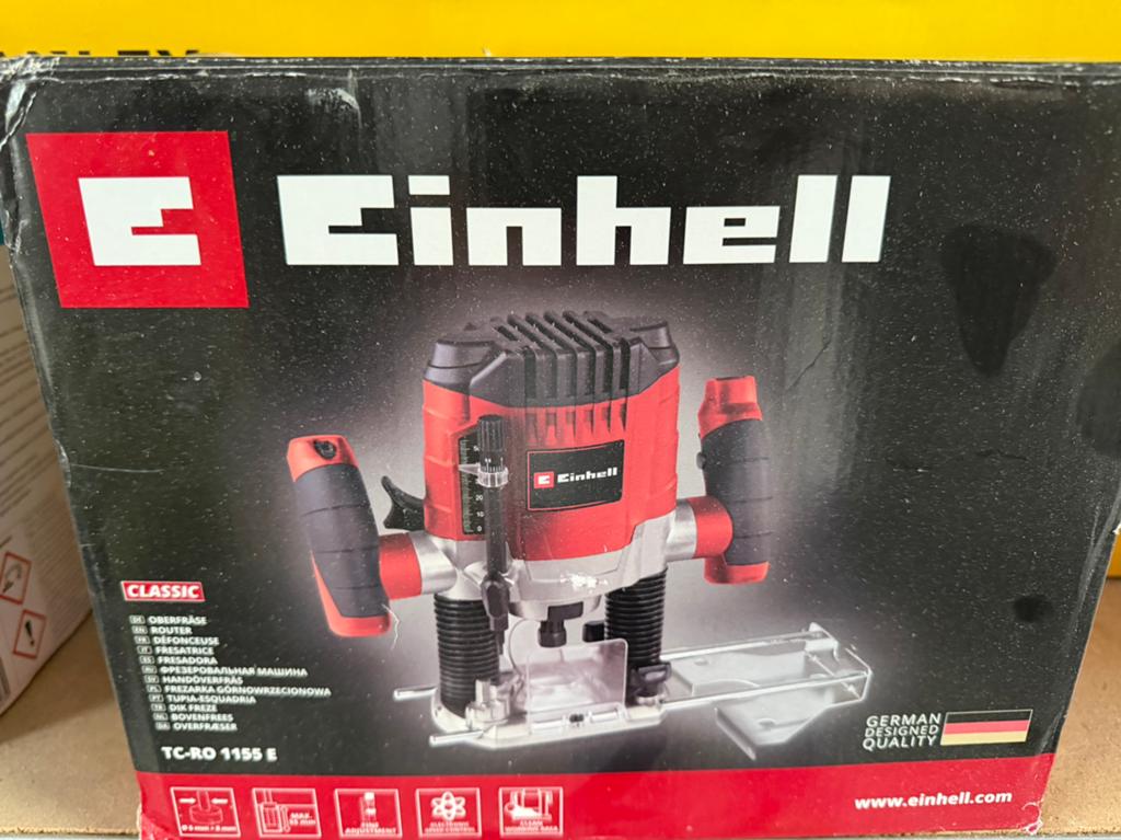 Einhell Bovenfrees TC-RO 1155 E, Doe-het-zelf en Verbouw, Gereedschap | Freesmachines, Ophalen, Nieuw, Elektrisch, Bovenfrees