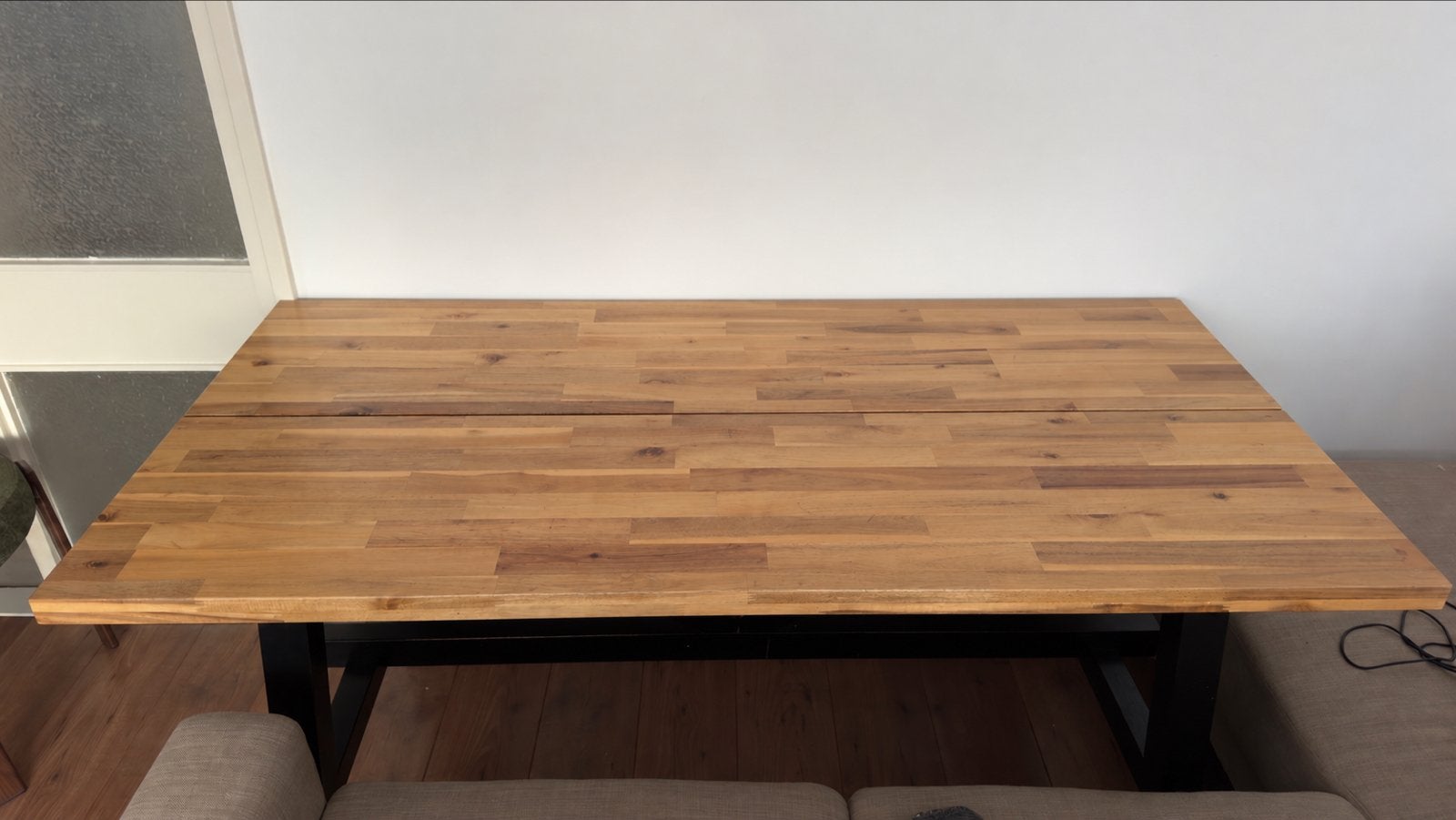 Eettafel, Ophalen, 50 tot 100 cm, Zo goed als nieuw, 150 tot 200 cm