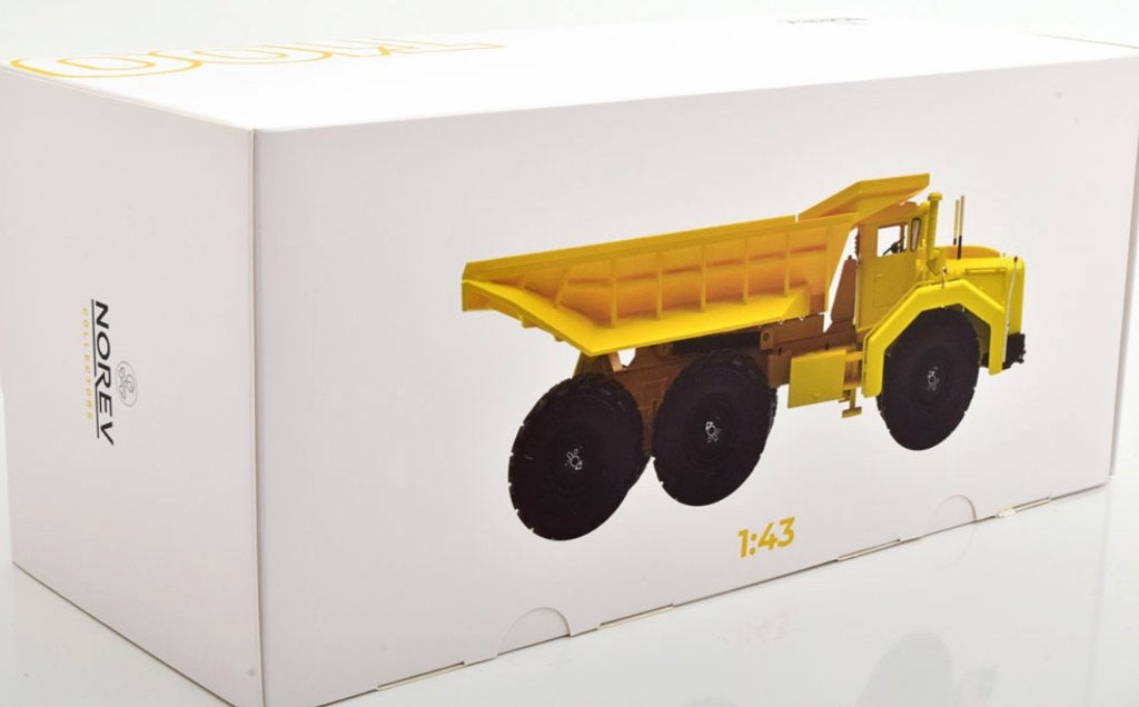 Berliet T100 n3 1959 Geel schaal 1:43  NOREV ref. 690036, Hobby en Vrije tijd, Modelauto's | 1:43, Ophalen of Verzenden, Nieuw