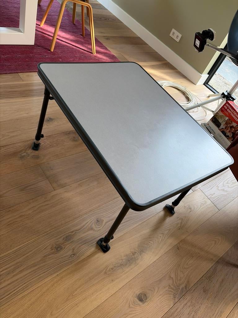 CRESPO Opvouwbare campingtafel - Grijs, Caravans en Kamperen, Ophalen of Verzenden, Zo goed als nieuw, Campingtafel