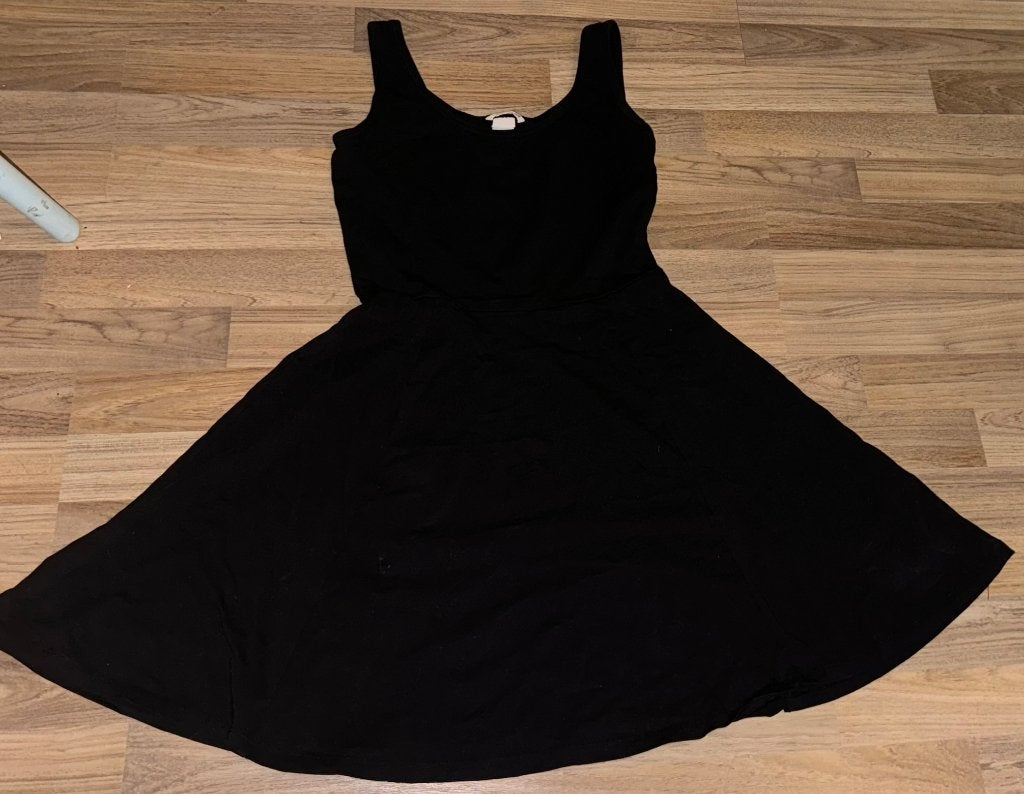H&M jurkje jurk zwart zwart 170 skaterdress, Kinderen en Baby's, Kinderkleding | Maat 170, Verzenden, Zo goed als nieuw, Meisje