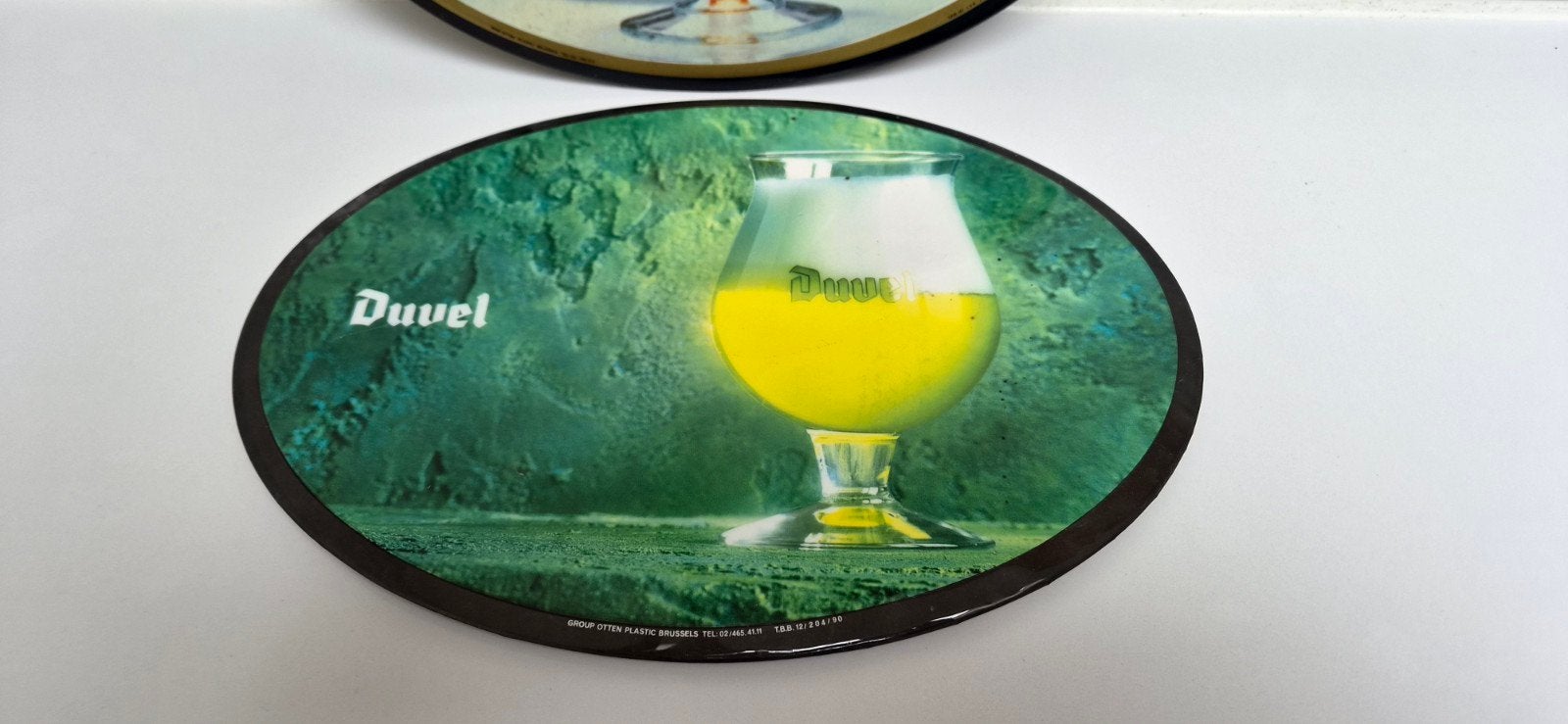 Duvel bier brouwerij reclamebord bord, Ophalen of Verzenden, Gebruikt, Reclamebord