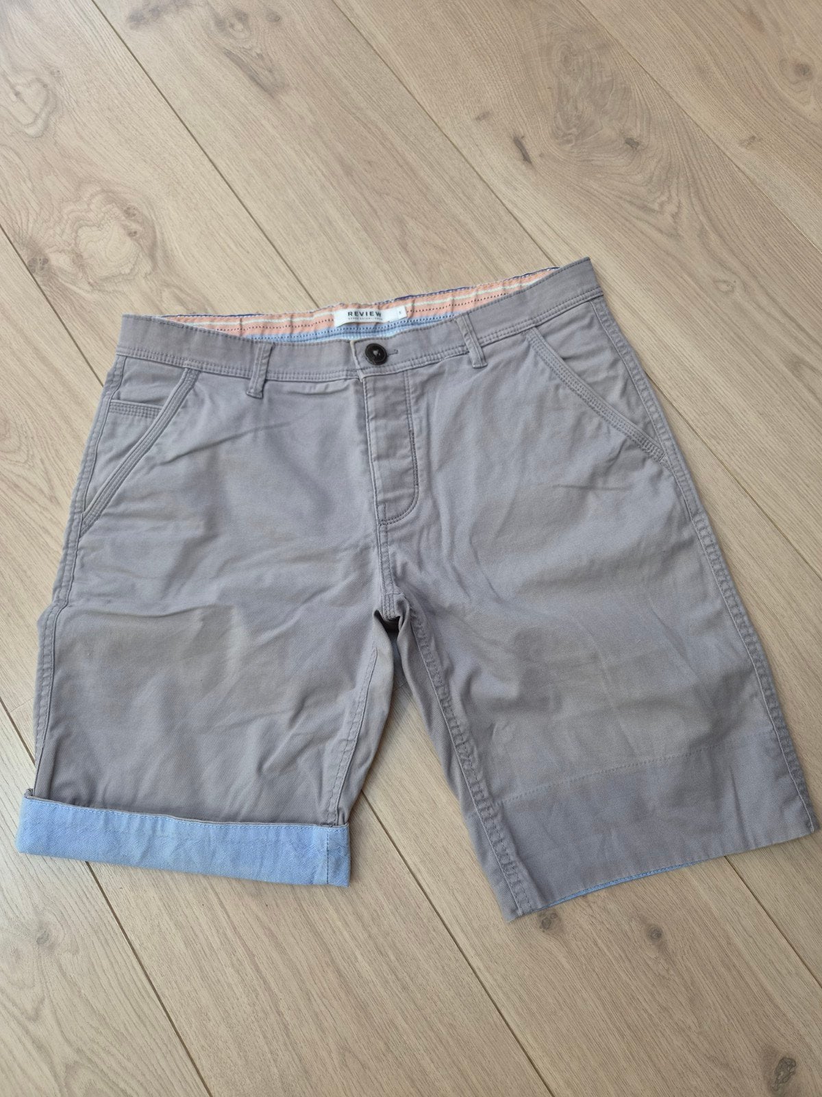 Review korte herenbroek, Ophalen of Verzenden, Maat 52/54 (L), Blauw