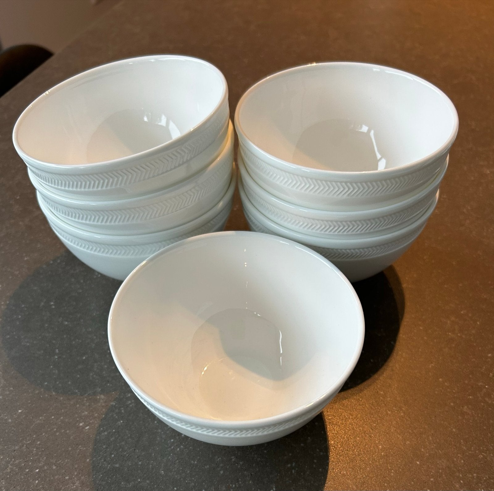 7x Wedgwood schaaltjes 10,5 cm, Ophalen, Gebruikt, Wedgwood, Schaal of Schalen