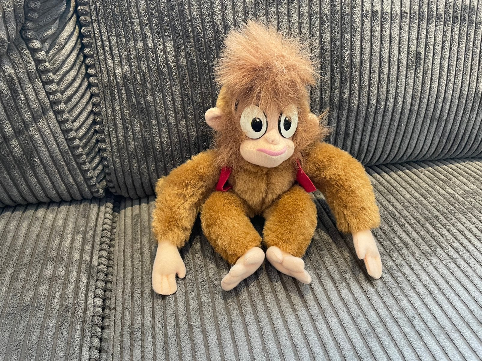 Vintage Disney Aapje Abu van Aladdin 25 cm, Disney, Disney, Ophalen of Verzenden, Middelgroot (20 tot 80 cm)