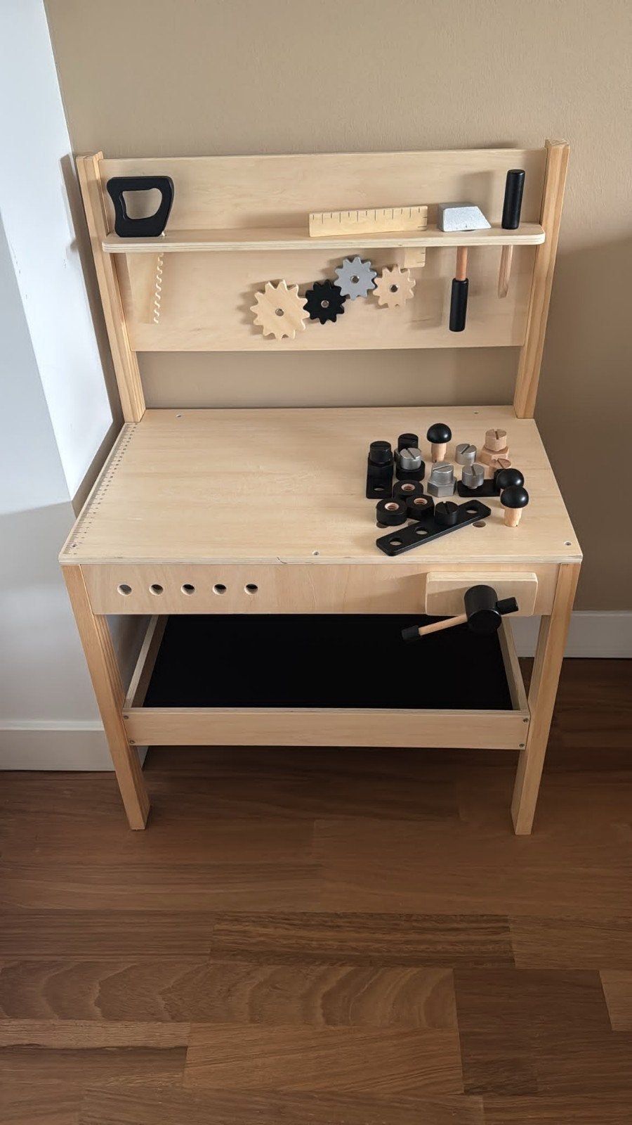 Petit Amelie Houten Speelgoed Werkbank met Accessoires, Ophalen, Zo goed als nieuw, Jongen of Meisje