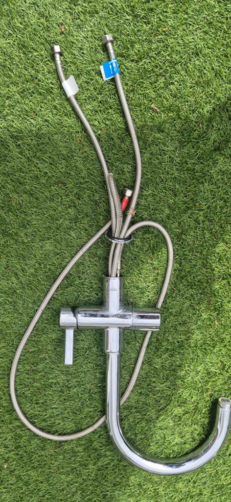 Grohe Keukenkraan met Uittrekbare Douchekop, Ophalen of Verzenden, Gebruikt, Chroom, Kraan
