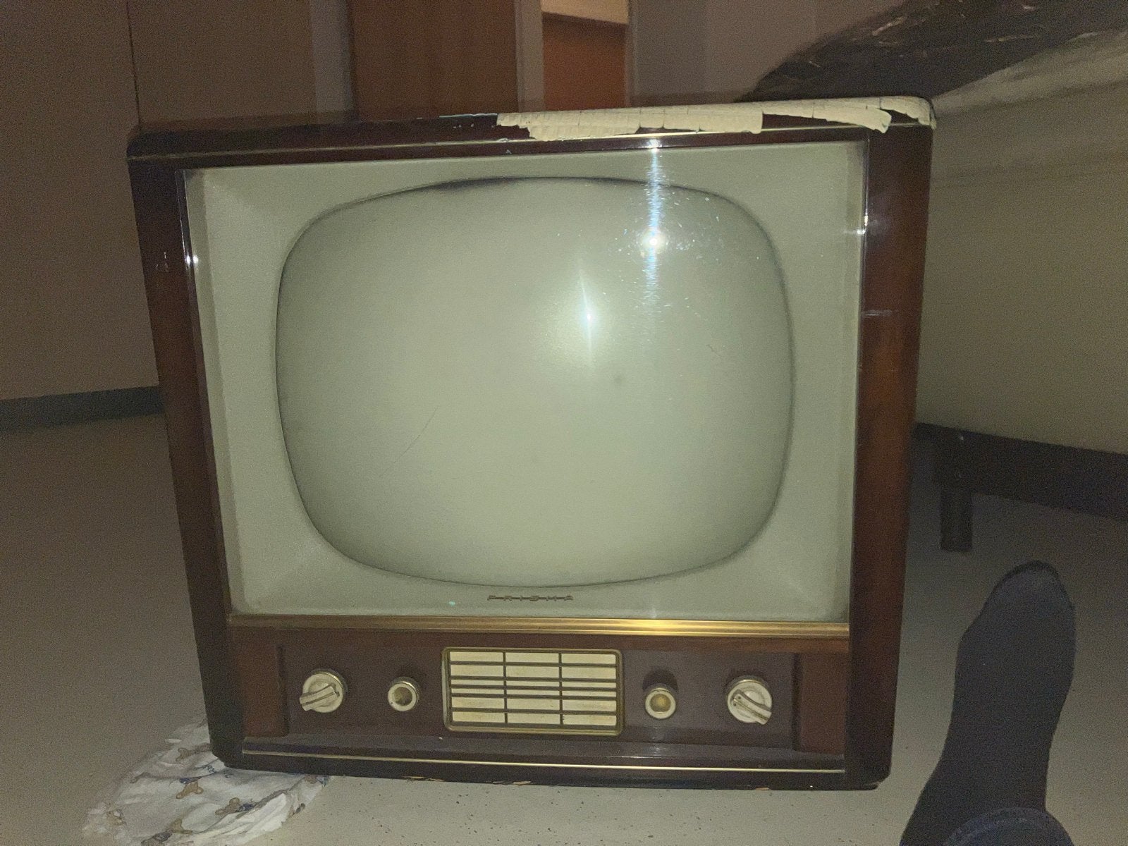 Vintage Televisie - Decoratief of voor Restauratie, Ophalen of Verzenden