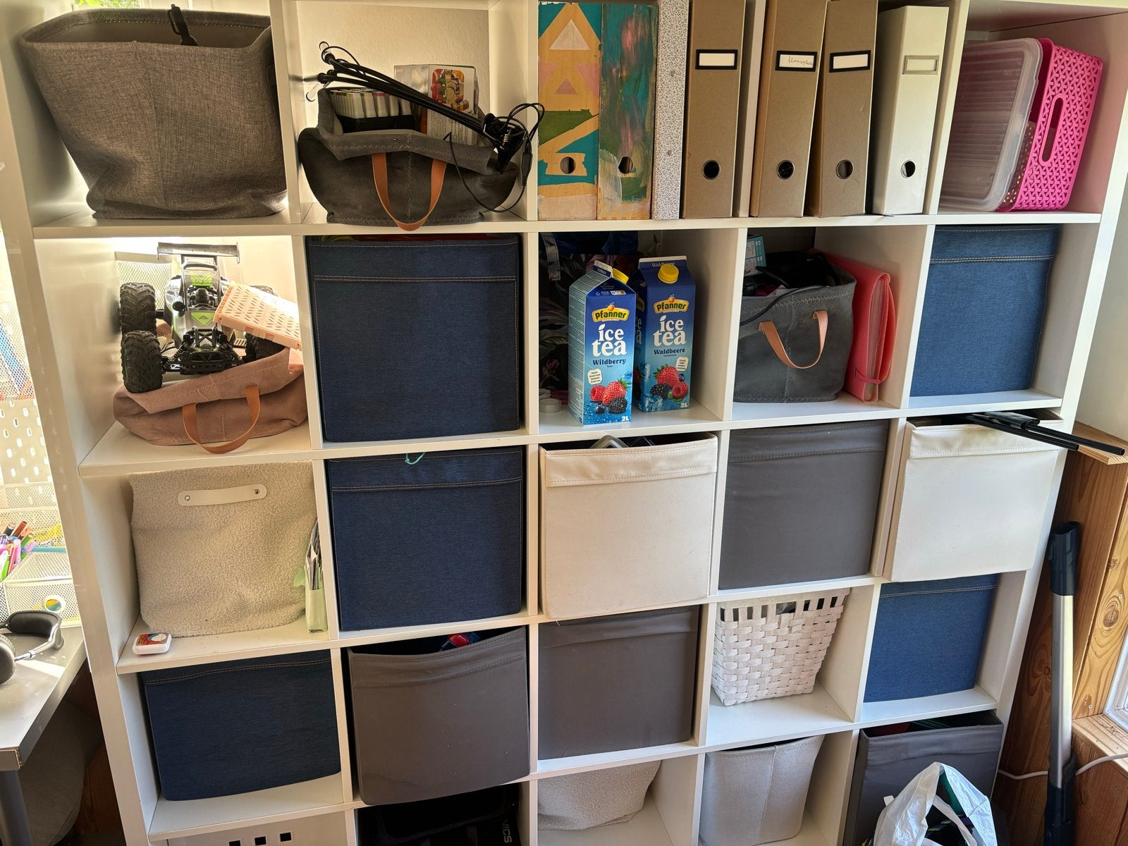 IKEA KALLAX Kast 5x5 vakken, Ophalen of Verzenden, Gebruikt
