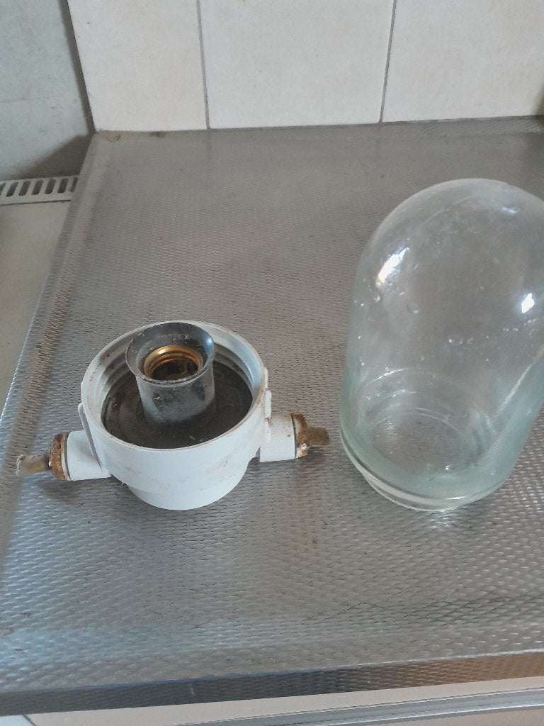 stallamp, Ophalen, Kunststof, Gebruikt, Minder dan 50 watt