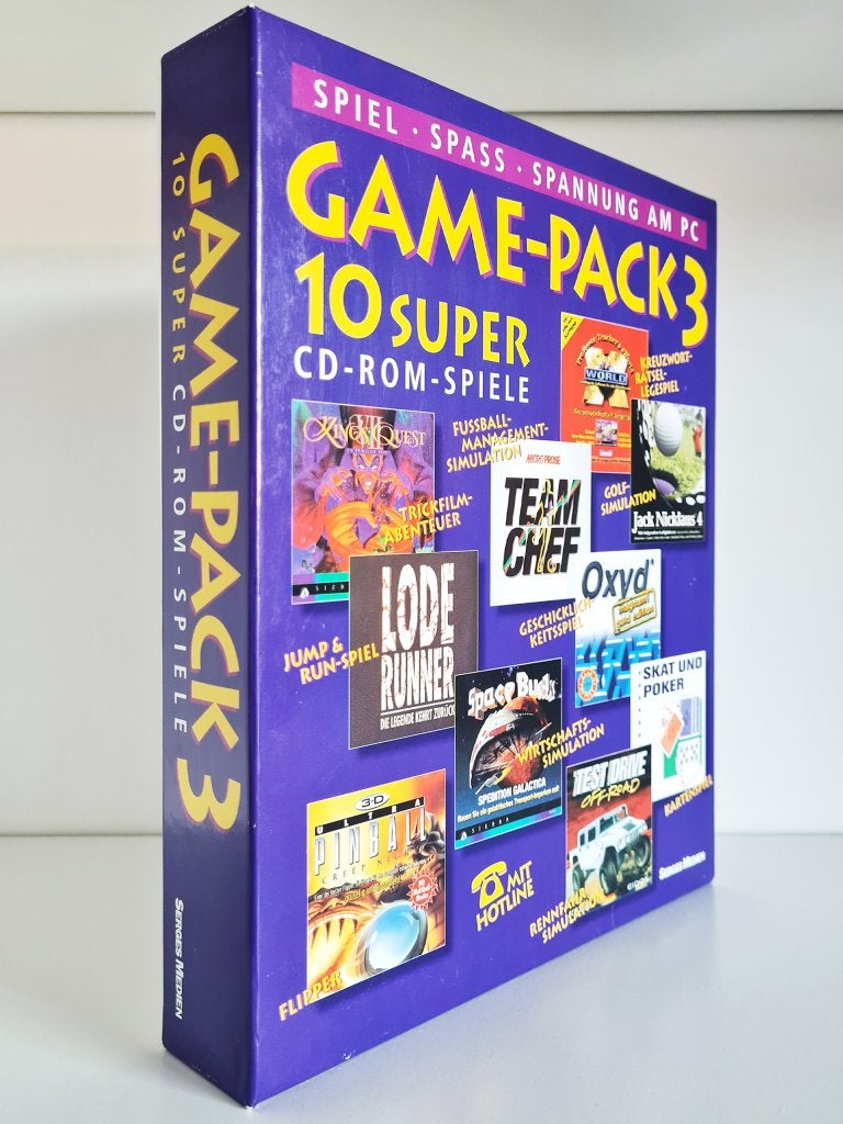 Game-Pack 3 - PC Big Box, Avontuur en Actie, 1 speler, Ophalen of Verzenden, Zo goed als nieuw
