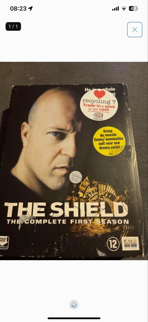 The Shield Seizoen 1 & 2 DVD Boxset - Actiethriller, Vanaf 12 jaar, Ophalen of Verzenden, Gebruikt, Actiethriller