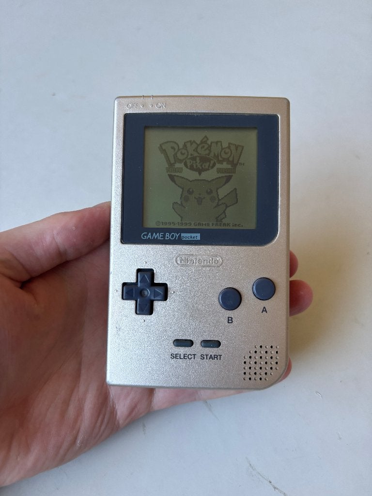 Gameboy Pocket Goud, Spelcomputers en Games, Gebruikt, Goldsteinstraße 235 60528 Frankfurt Germany, Ophalen of Verzenden, Game Boy Pocket