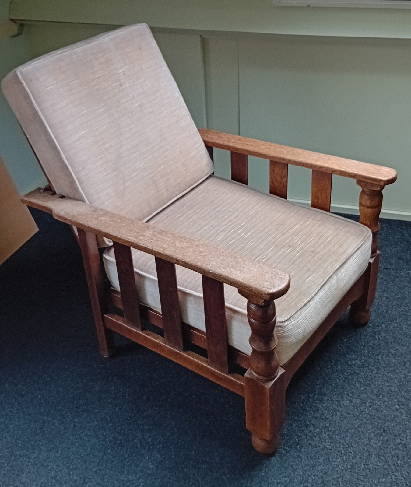 Vintage Rookstoel uit 1939 - Opnieuw Bekleden Nodig, Antiek en Kunst, Ophalen