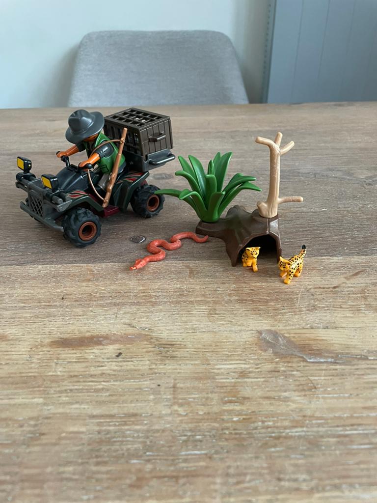 Wild life met quad, Palymobil 6939, Ophalen of Verzenden, Gebruikt