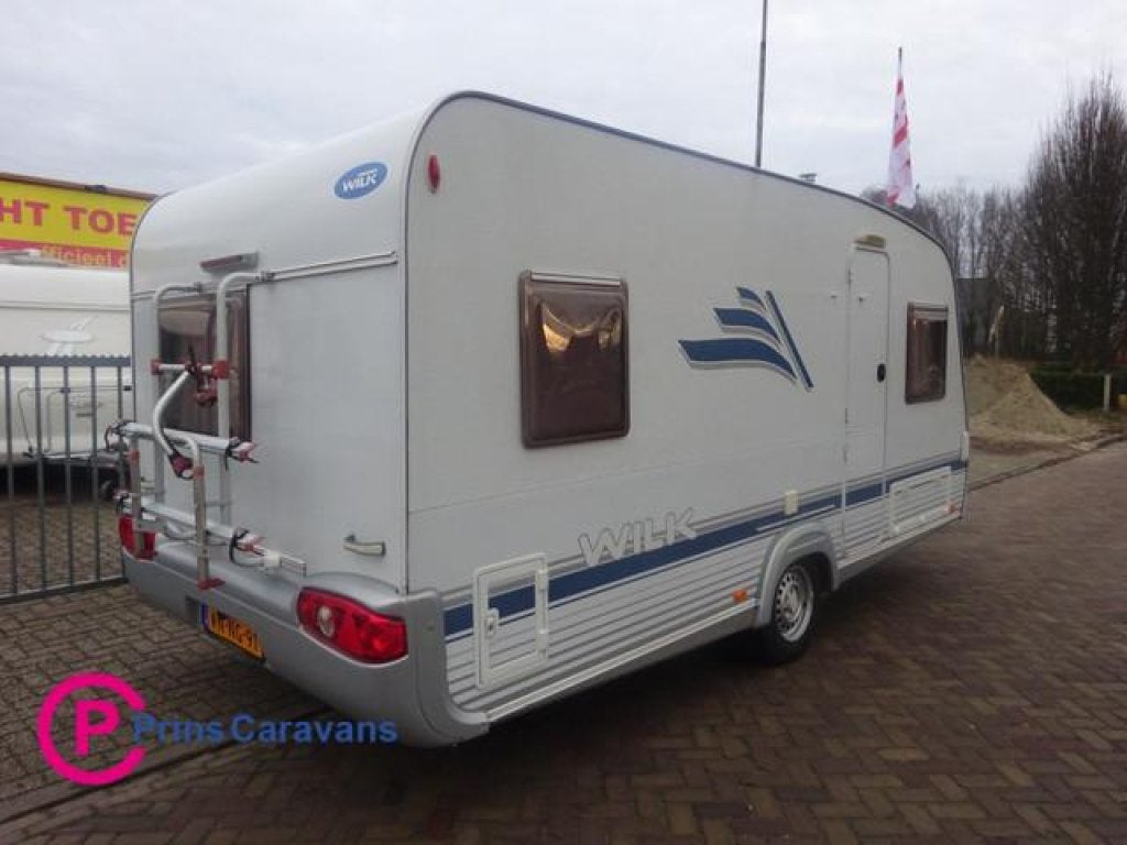 Wilk S4 450 Frans Bed + Rondzit+Mover #NIEUWSTAAT#, Caravans en Kamperen, Schokbreker, Bedrijf, Wilk, Tot en met 4