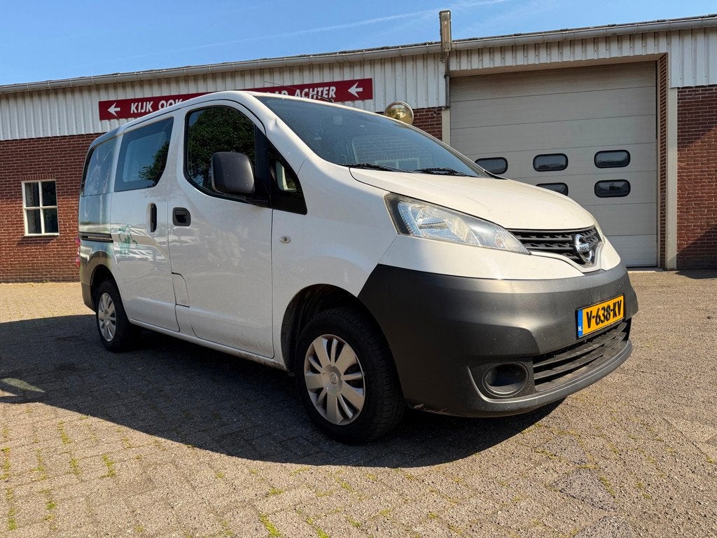 Nissan NV200 1.5 dCi Optima keyless camera navi airco cruise, Voorwielaandrijving, Euro 6, 4 cilinders, Wit