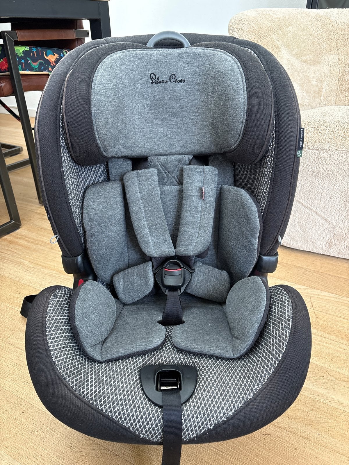 Silver Cross Balance Autostoel 9-36 kg, Autogordel of Isofix, Verstelbare rugleuning, Zo goed als nieuw, 9 t/m 36 kg