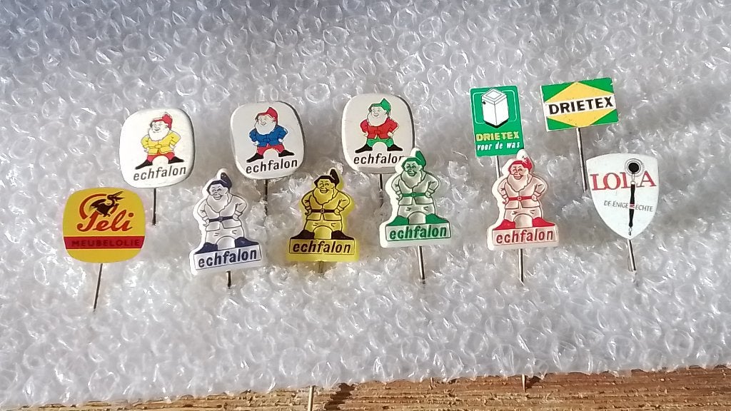 11 verschillende speldjes schoonmaakmiddelen, Verzamelen, Ophalen of Verzenden, Zo goed als nieuw, Overige onderwerpen