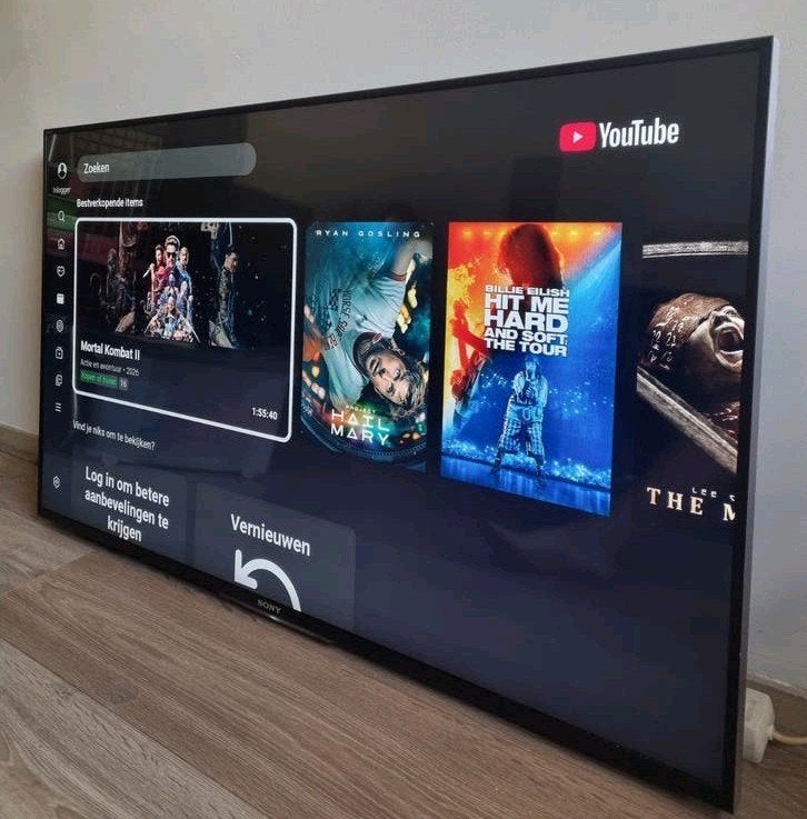 49 inch Sony Bravia UHD 4K LED SMART TV WiFi YouTube, Ophalen, 4k (UHD), Smart TV, Sony