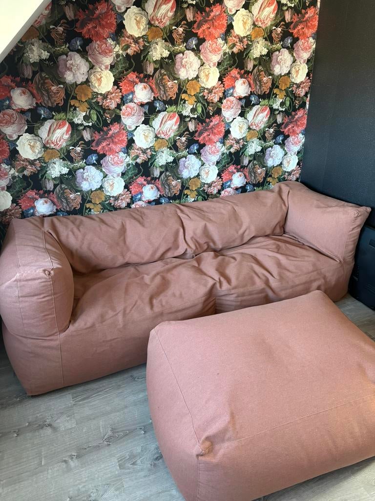 Bryck 3 zits en hocker, Hocker, Zo goed als nieuw, Wicker, Ophalen
