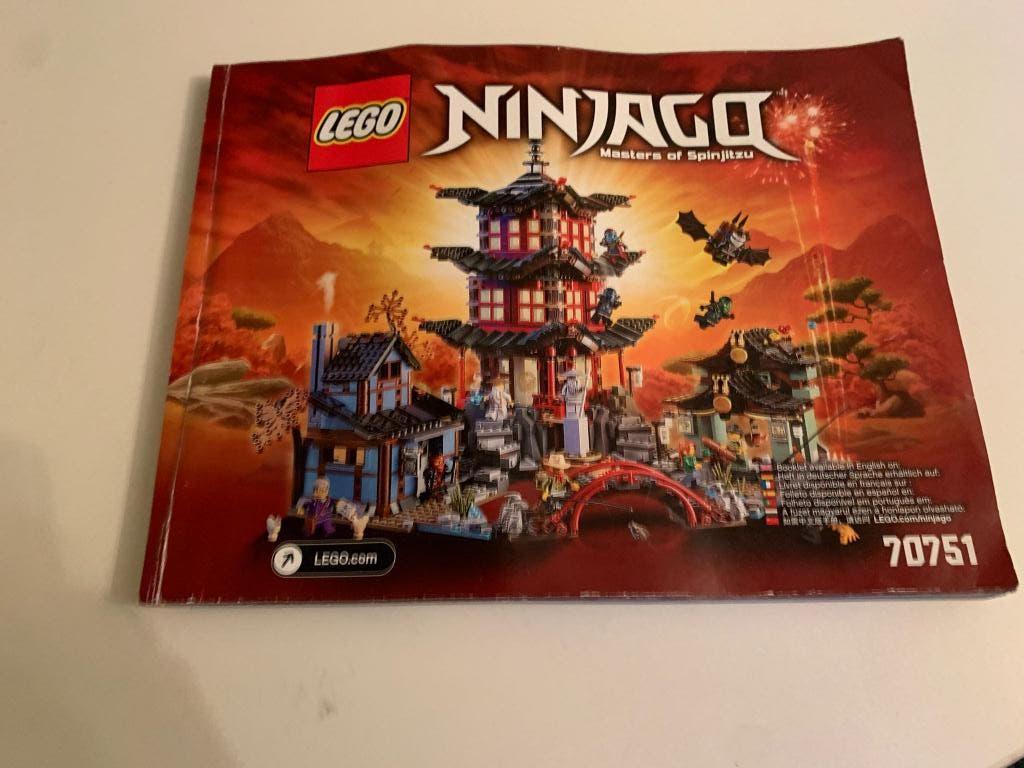 Lego Instructieboekje 70751 Temple of Airjitzu, Gebruikt, Lego, Overige typen, Ophalen of Verzenden