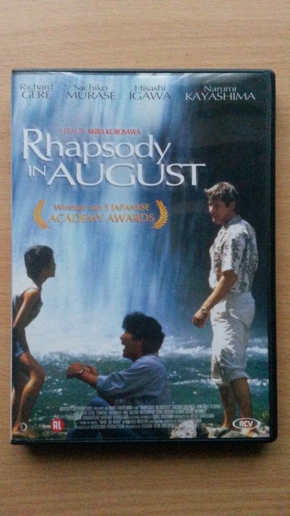 Rhapsody in august - Akira Kurosawa, Richard Gere, Cd's en Dvd's, Overige gebieden, Verzenden, Alle leeftijden, Nederlands