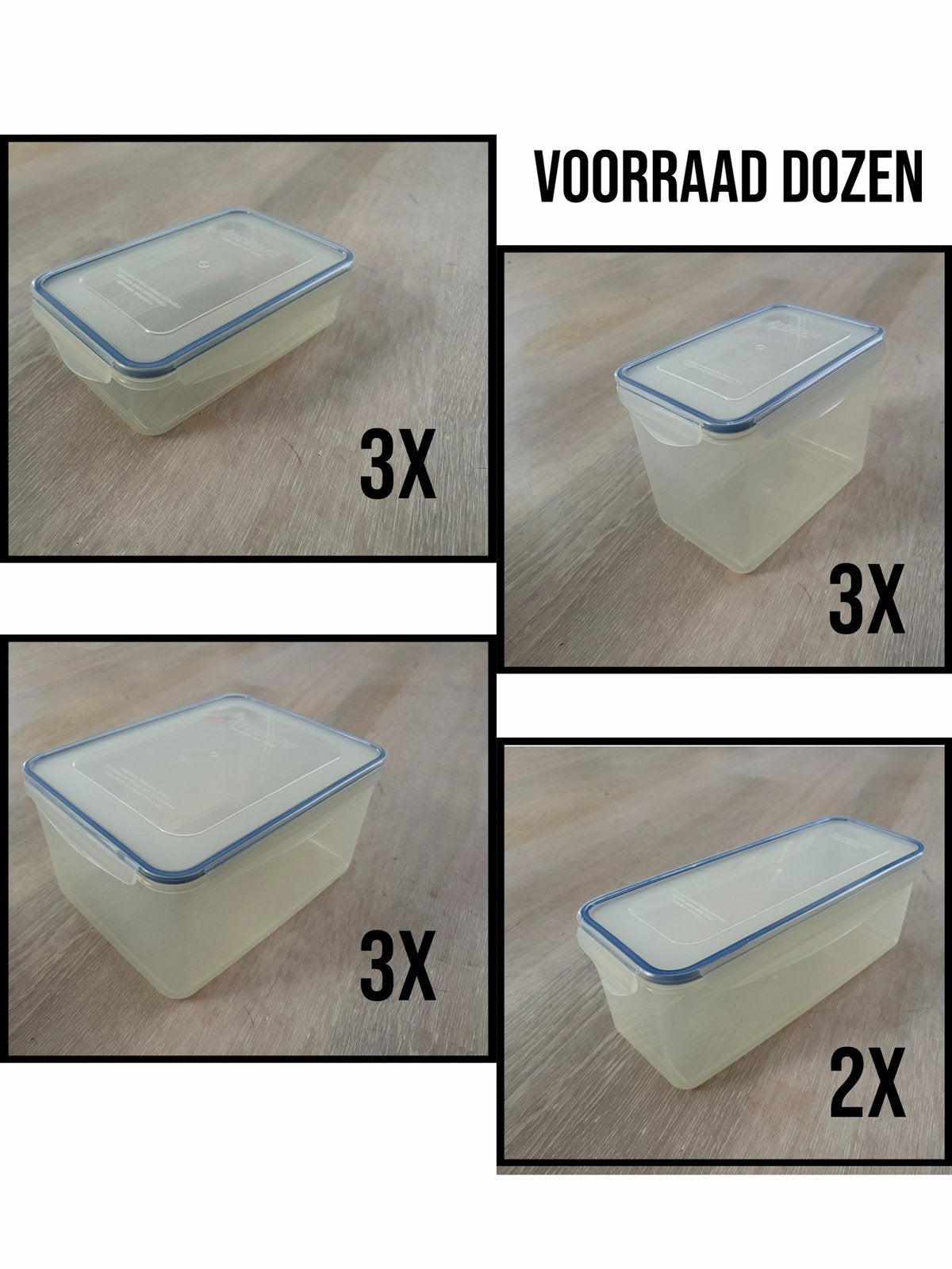 11x vershouddoos / voorraad doos, Ophalen of Verzenden, Zo goed als nieuw