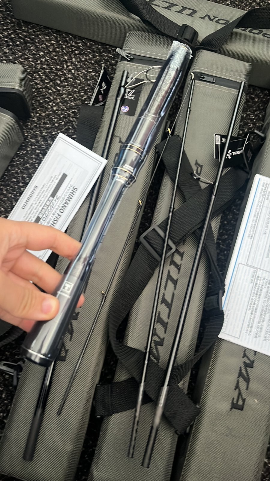 shimano poison ultima 266L Travel Lure Rod, Ophalen of Verzenden, Nieuw, Complete set