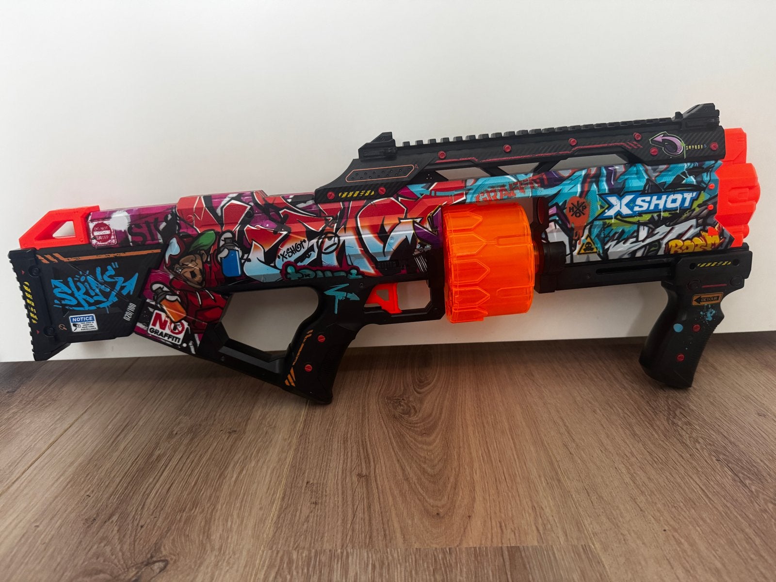 X-Shot Skins Last Stand Blaster - Graffiti Editie, Ophalen of Verzenden, Zo goed als nieuw, Jongen of Meisje