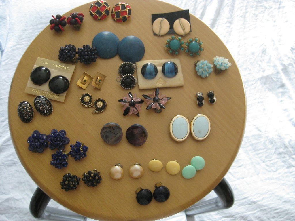 OORBELLEN VINTAGE, Verzenden, Zo goed als nieuw, Overige materialen
