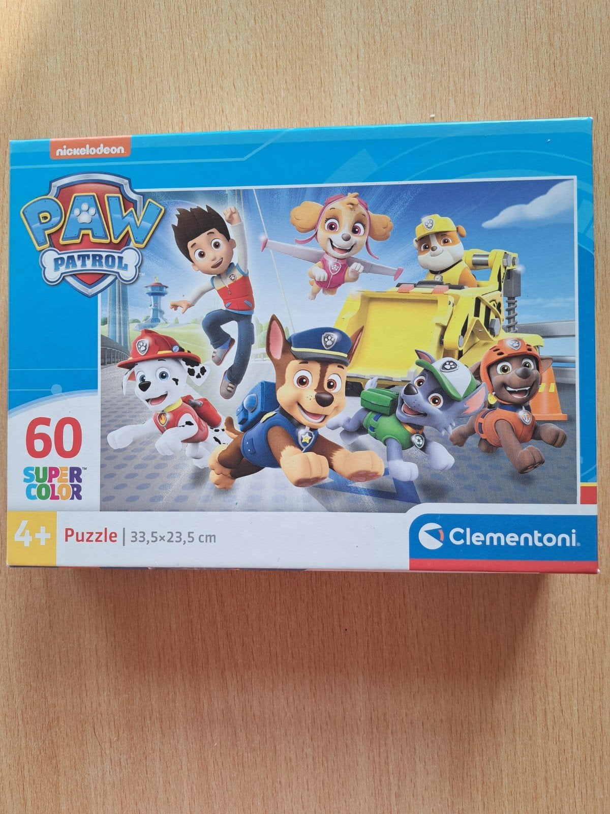 Paw Patrol 60 Stukjes Super Color Legpuzzel Clementoni, Ophalen, 10 tot 50 stukjes, Zo goed als nieuw, 4 tot 6 jaar