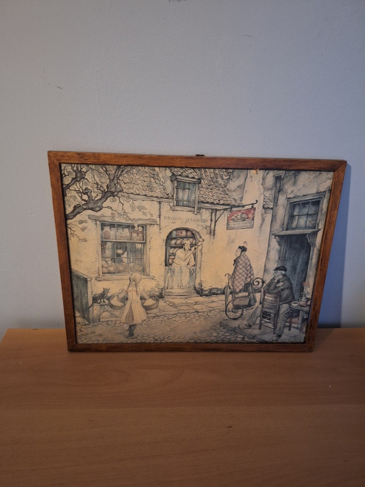 Anton Piek poster schilderij, Ophalen, Minder dan 50 cm, Schilderij