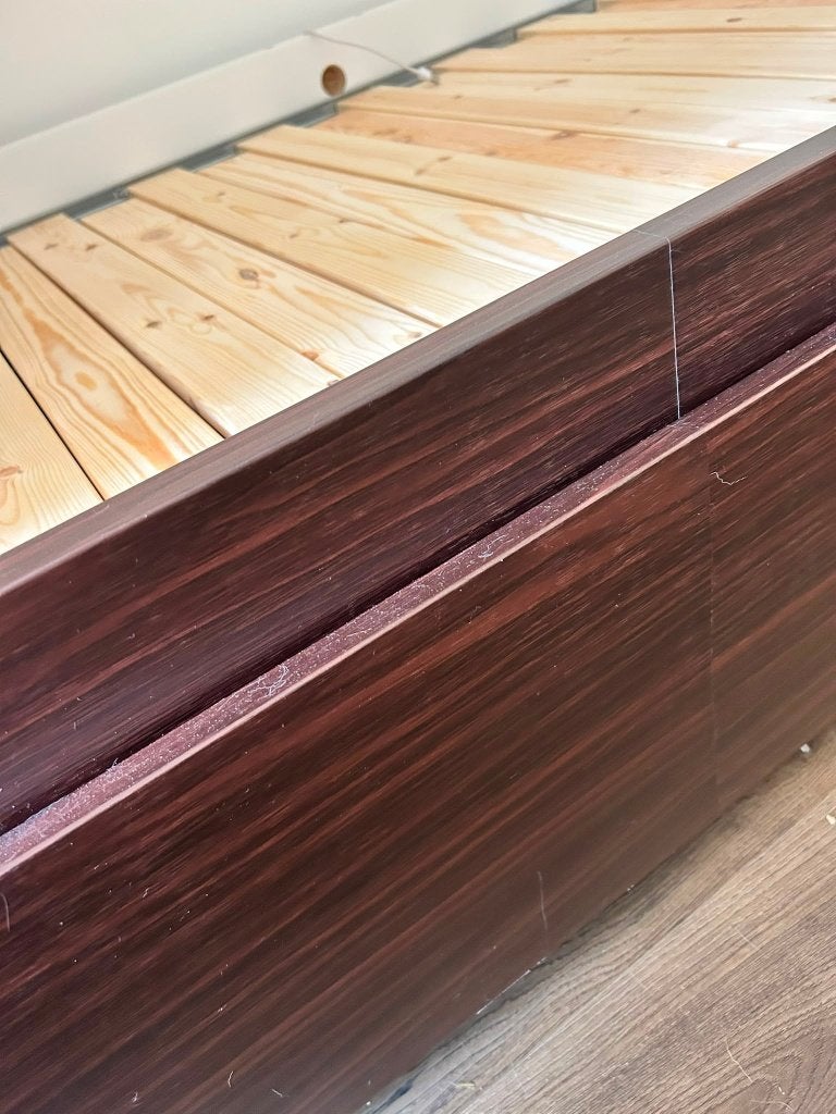 Ikea uitschuifbaar bed incl.. matrassen, Ophalen, 90 cm, Wit, Tweepersoons