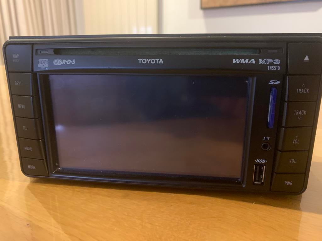 Originele Toyota TNS510 Radio Navigatie PZ445-00333-01, Auto diversen, Ophalen, Zo goed als nieuw