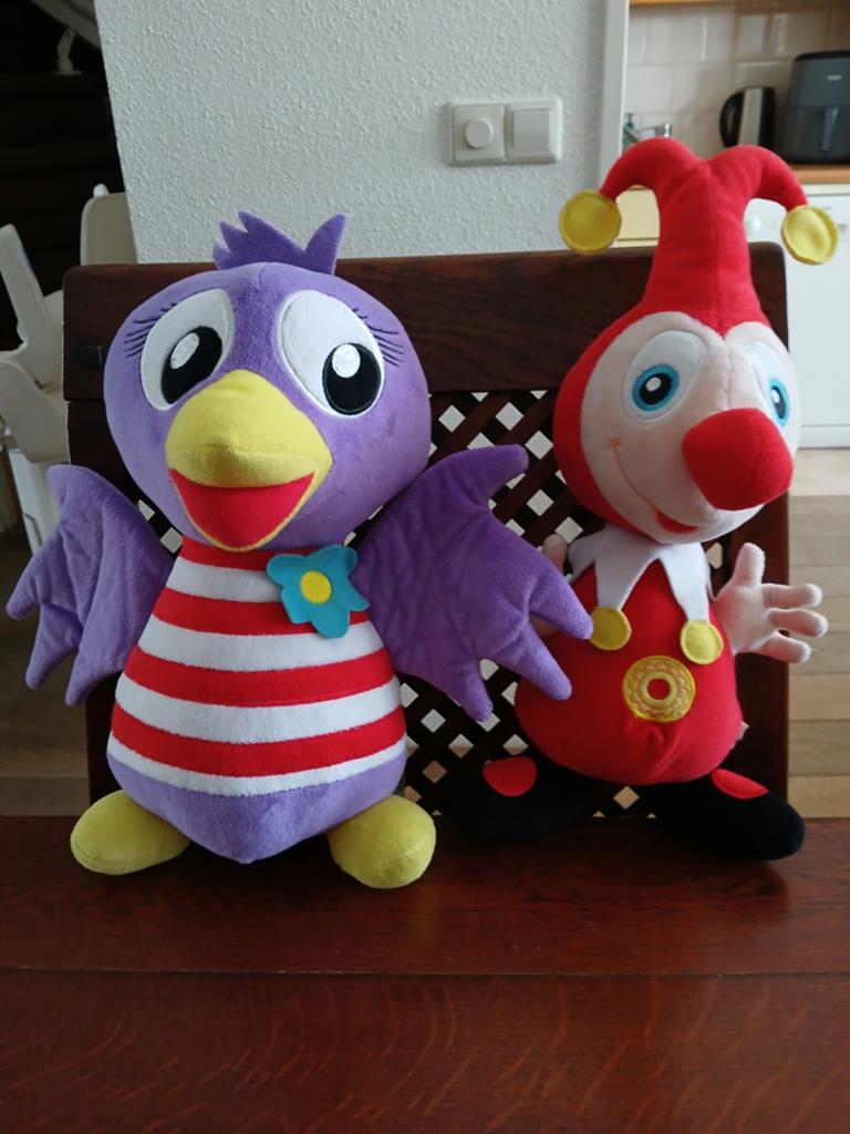 Efteling knuffels Joki en Jet circa 30 cm, Ophalen of Verzenden, Zo goed als nieuw, Overige typen