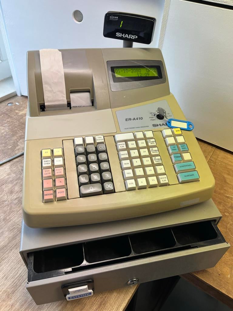 Sharp ER-A410 Elektronische Kassa met Kassalade, Ophalen of Verzenden