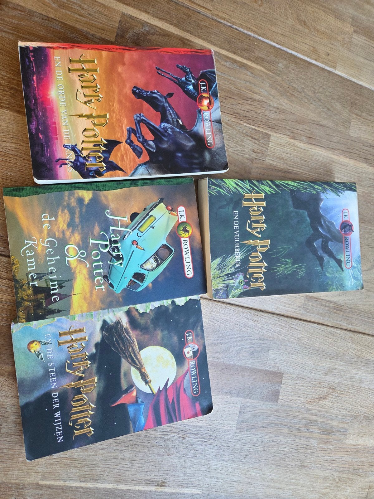 Harry Potter Boeken - Deel 1, 2, 4 en 5 (Nederlands), Boeken, Ophalen of Verzenden