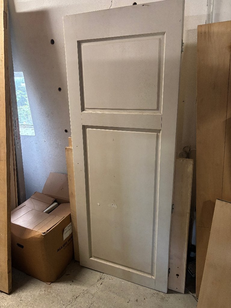 Hardhouten binnendeur 211x82x4cm, Doe-het-zelf en Verbouw, Deuren en Horren, Ophalen, 80 tot 100 cm, Binnendeur, Zo goed als nieuw