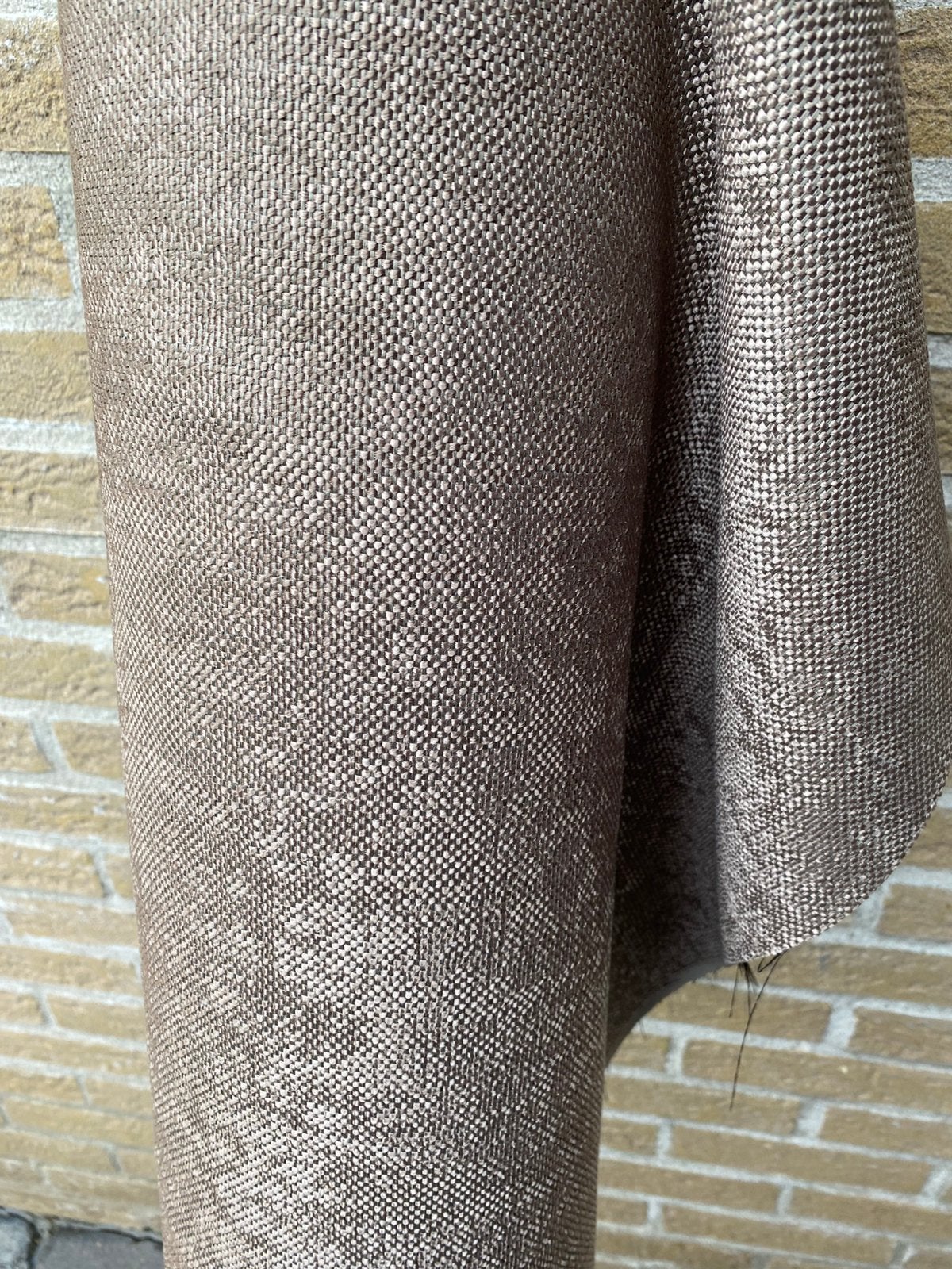 Gordijnstof dim out brons, Ophalen of Verzenden, Nieuw, Polyester