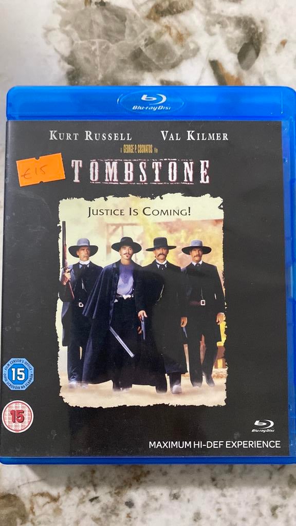 Tombstone blu ray, Ophalen of Verzenden, Zo goed als nieuw, Actie