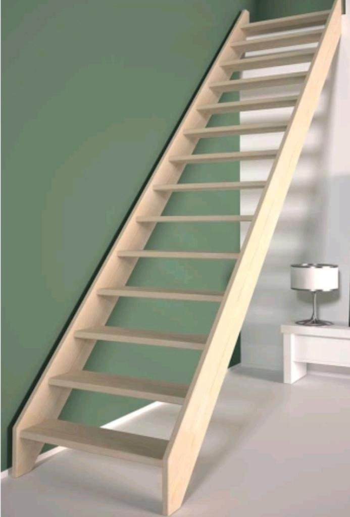Houten Molenaarstrap _ Vide, (Nieuw), Doe-het-zelf en Verbouw, Ladders en Trappen, Ophalen, Nieuw, Trap, 2 tot 4 meter