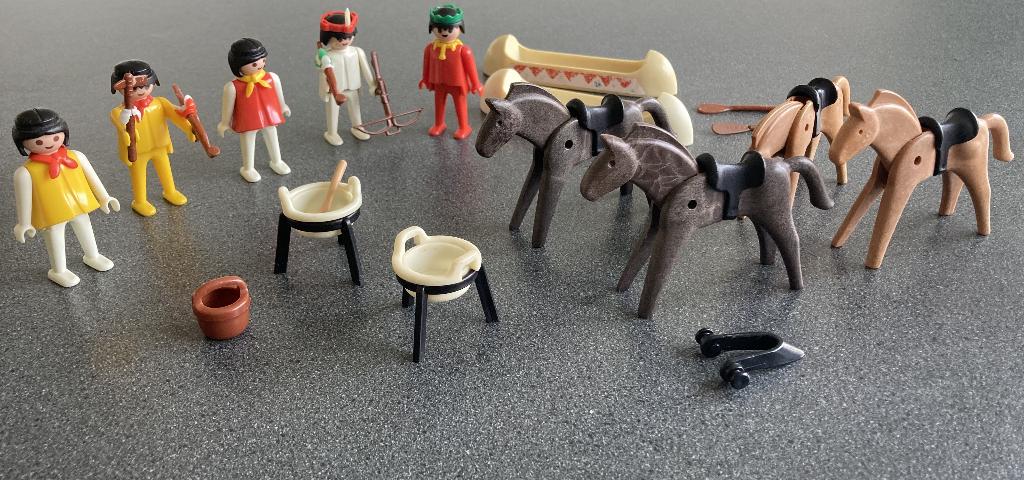 Playmobil onderdelen uit de div. Indianen en Western sets, Ophalen of Verzenden, Gebruikt