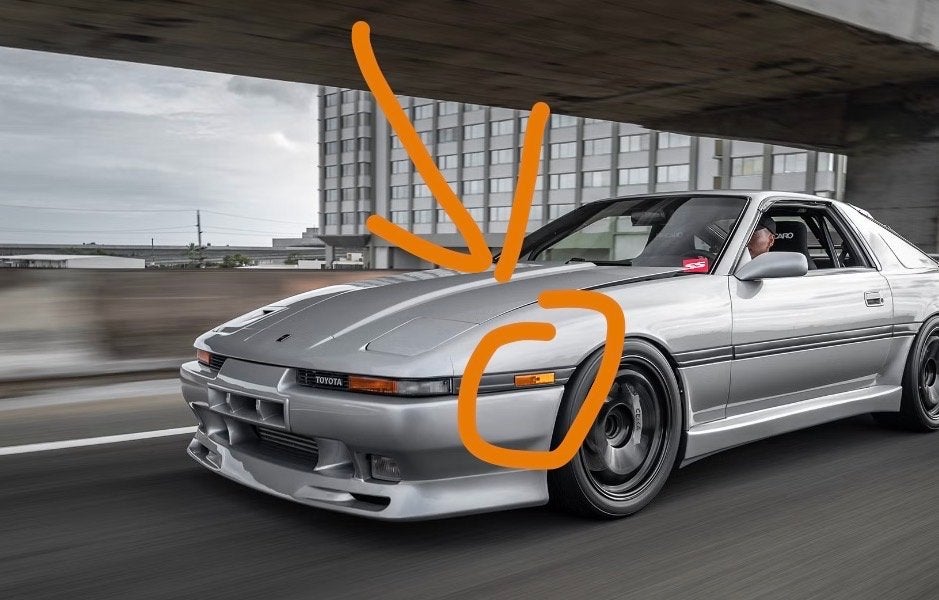 Toyota Supra MK3 MA70 USDM sidemarker knipperlicht, Ophalen of Verzenden, Gebruikt, Toyota