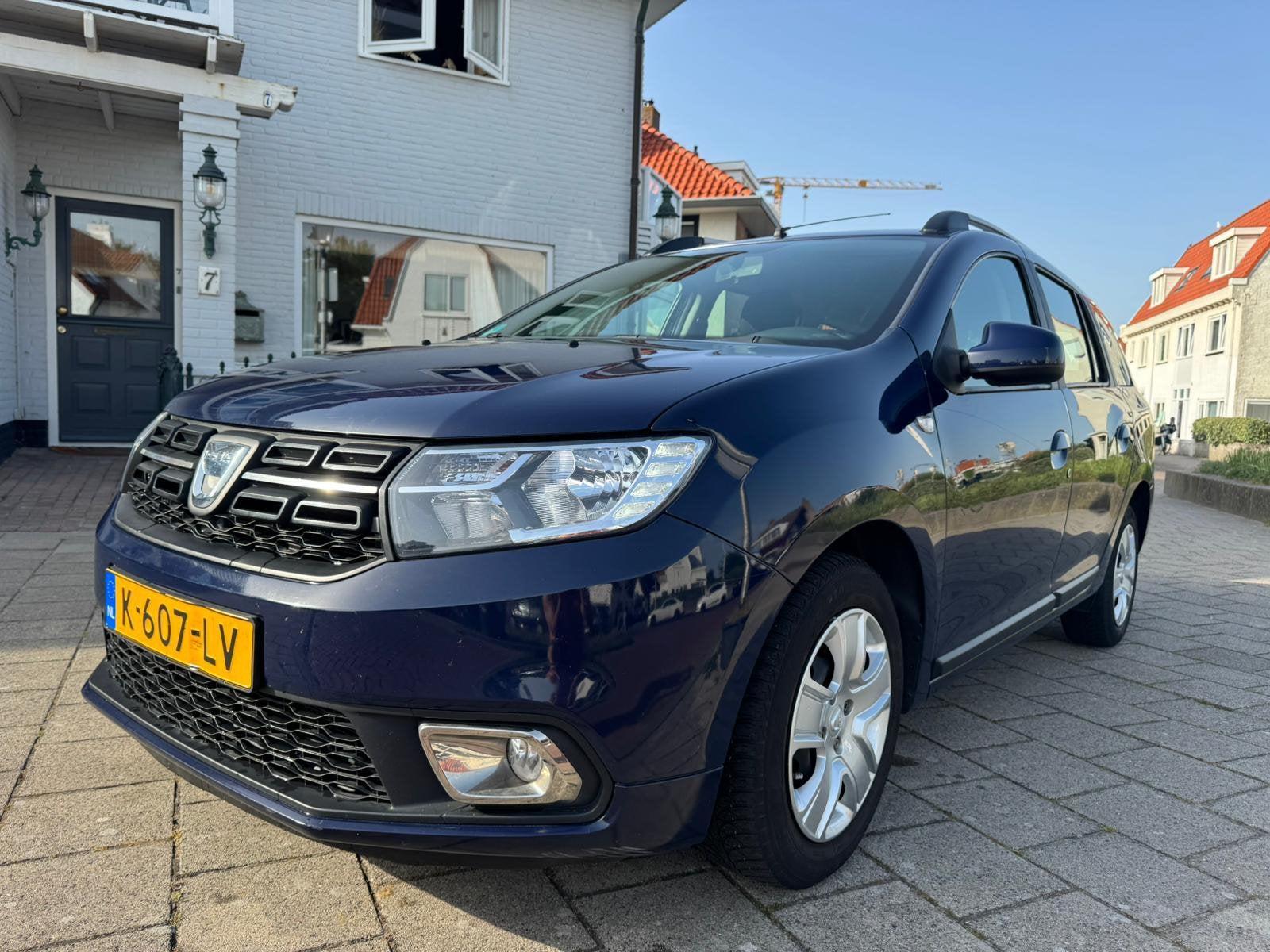 Dacia Logan 0.9TCE MCV dec 2016 alle extra’s top auto!!, Auto's, Voorwielaandrijving, 40 €/maand, Blauw, Handgeschakeld