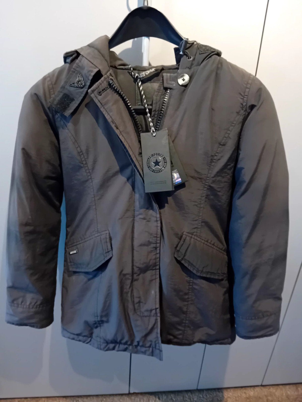 Airforce winterjas voor meisjes, maat 12,in prima staat!!, Gebruikt, Meisje, Ophalen of Verzenden, Airforce