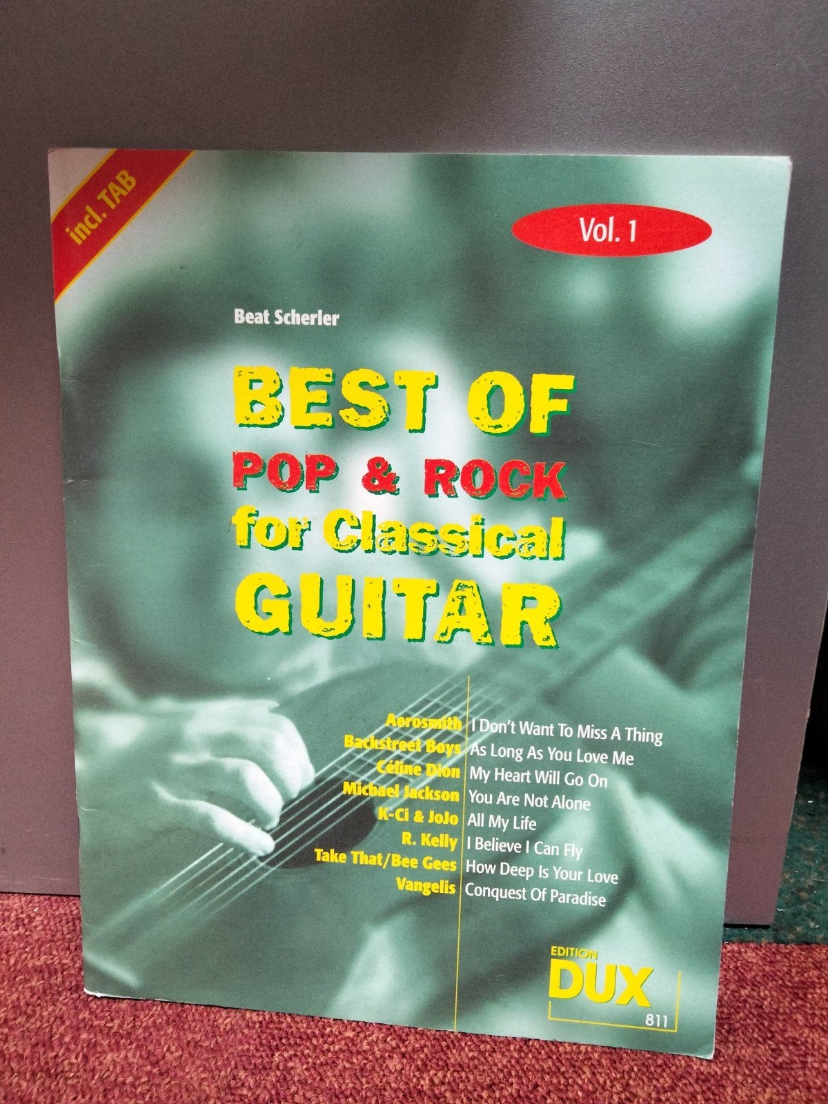 Best of pop & rock for classical guitar vol 1, Ophalen of Verzenden, Zo goed als nieuw