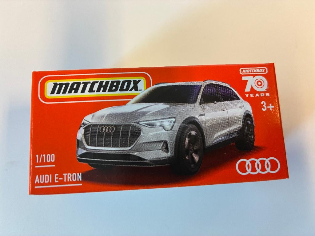 89901: Audi E-Tron - Matchbox, Nieuw, Ophalen of Verzenden, Gondel 1, 1186MJ Amstelveen, Service.nl@mattel.com