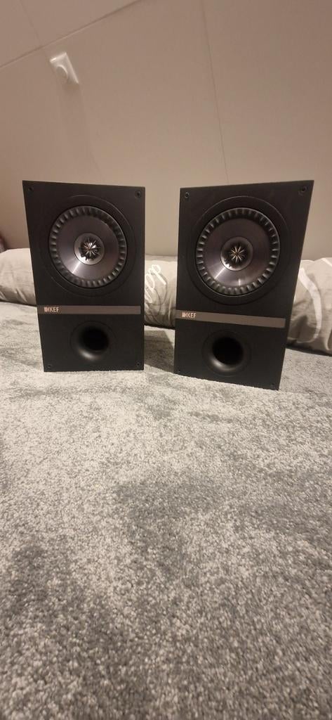 KEF Q100 boekenplank speakers -, Audio, Tv en Foto, Luidsprekers, Ophalen of Verzenden, Gebruikt, Front, Rear of Stereo speakers